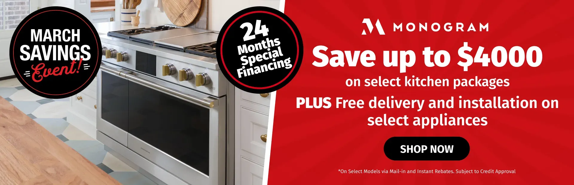 Monogram Save up to 4k March Savings